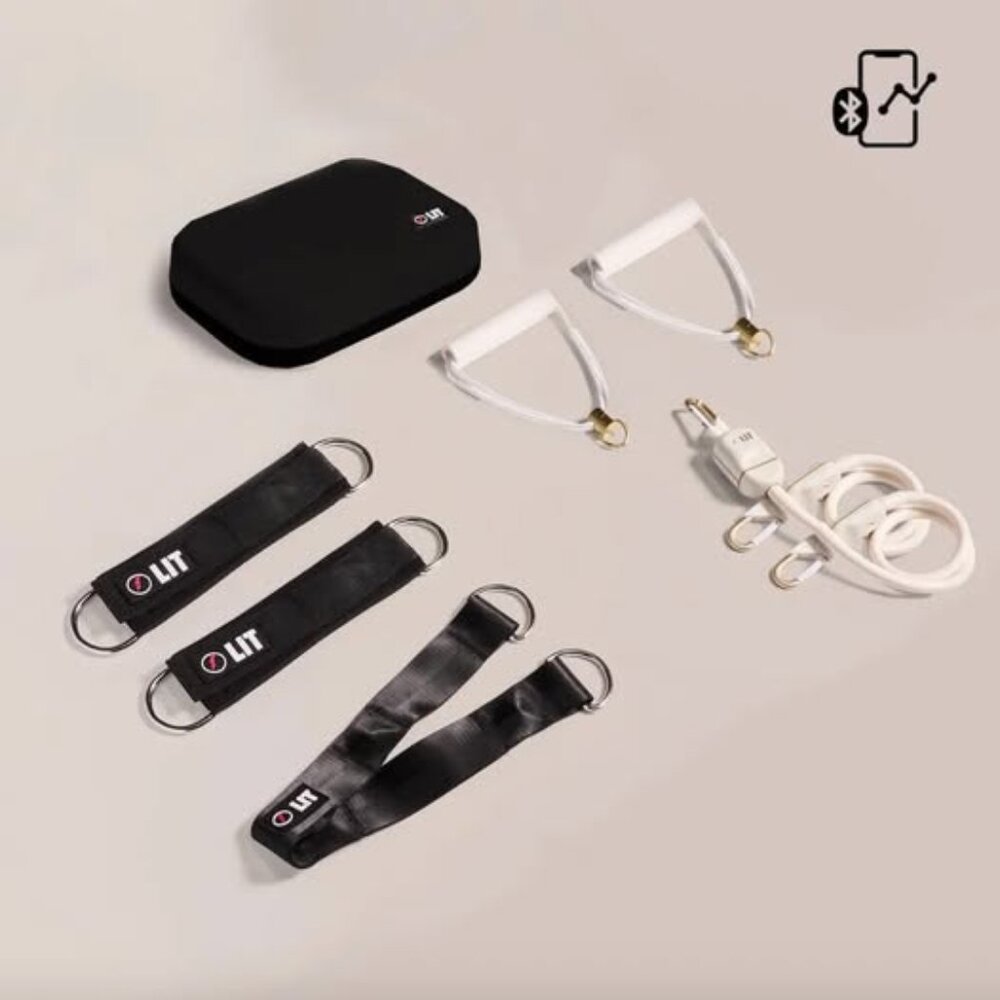 Pilates Strength Training Kit for Home Workout, Smart Resistance Bands